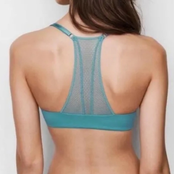 💙 GUC Victoria's Secret T-shirt Push Up Full Coverage Racerback Front Close, 36 - Picture 2 of 15